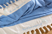 Load image into Gallery viewer, Idea regalo telo boho hikmet blu royal