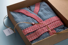 Load image into Gallery viewer, Red petroleum boho bathrobe gift idea