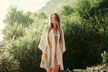 Lade das Bild in den Galerie-Viewer, Kimono aus Baumwolle in Grau