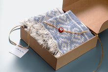 Load image into Gallery viewer, Gift idea 2 blue kilim towels
