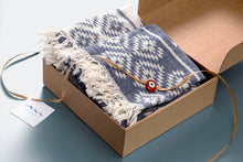 Load image into Gallery viewer, Gift idea 2 blue kilim towels