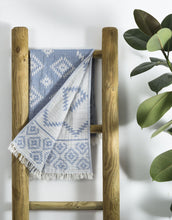 Load image into Gallery viewer, Gift idea 2 blue kilim towels
